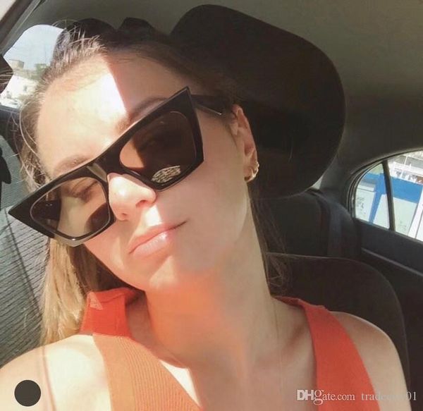 41468 sunglasses for women popular fashion uv protection cat eye frame come with package 41468s black white green blue pink, White;black
41468 sunglasses for women popular fashion uv protection cat eye frame come with package 41468s black white green blue pink, White;black