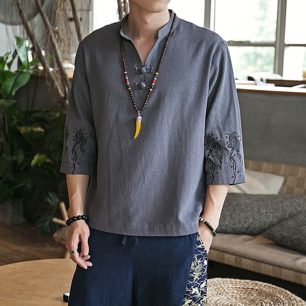 linen men print chinese retro summer short sleeve tang suit casual kung fu tunic china style traditional hanfu shirts 10676, Red
linen men print chinese retro summer short sleeve tang suit casual kung fu tunic china style traditional hanfu shirts 10676, Red