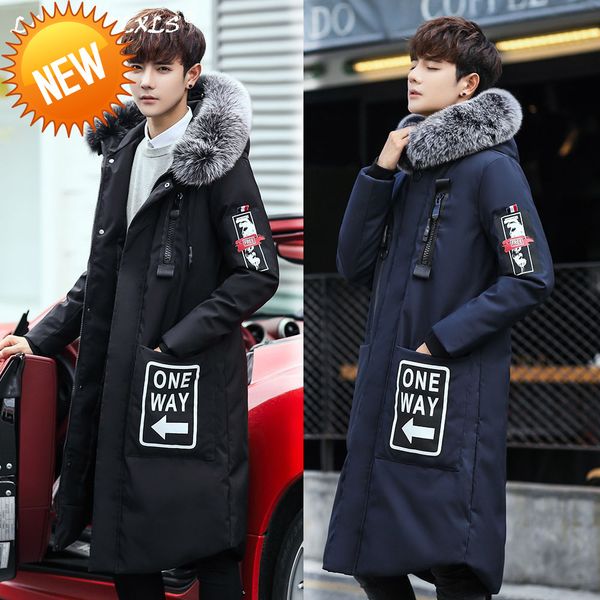 2021 new fashion winter jacket men hooded fur long parka warm white duck down 3xl streetwear thick warm coat, Black
2021 new fashion winter jacket men hooded fur long parka warm white duck down 3xl streetwear thick warm coat, Black