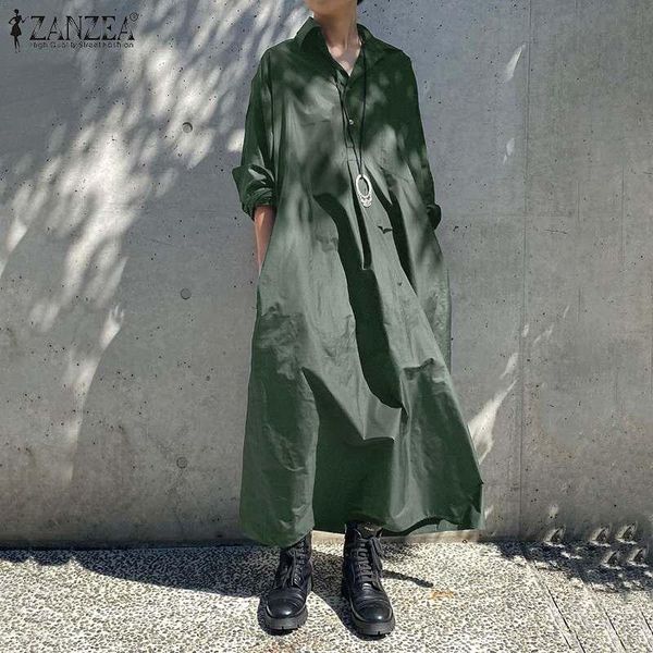 vintage shirt dress autumn women's sundress 2021 fashion casual long sleeve button maxi vestidos laple robe oversized 5xl dresses, Black;gray
vintage shirt dress autumn women's sundress 2021 fashion casual long sleeve button maxi vestidos laple robe oversized 5xl dresses, Black;gray
