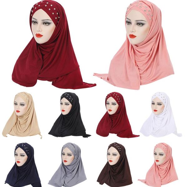 ethnic clothing forehead cross muslim scarf hijabs solid color women headwrap jersey turban rhinestone headscarf headband on the head hair c, Red
ethnic clothing forehead cross muslim scarf hijabs solid color women headwrap jersey turban rhinestone headscarf headband on the head hair c, Red