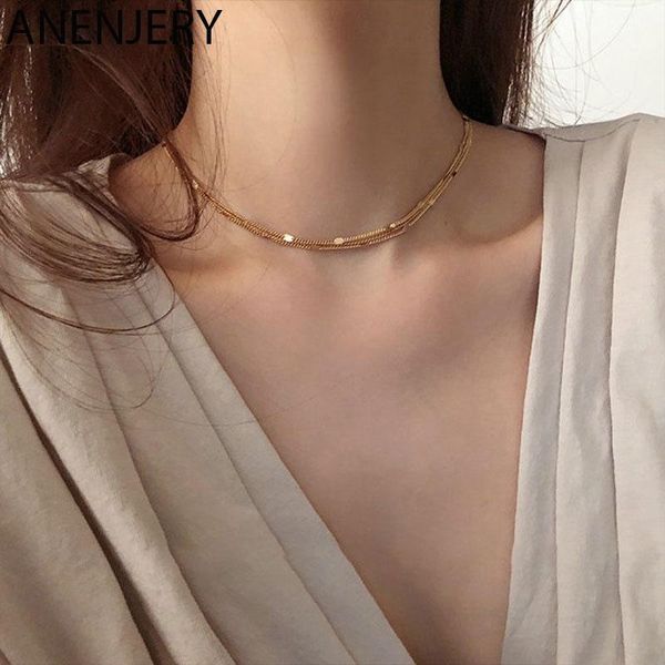 chains evimi 925 sterling silver multi-layer chain small sequins necklace for women temperament light luxury jewelry wholesale
chains evimi 925 sterling silver multi-layer chain small sequins necklace for women temperament light luxury jewelry wholesale
