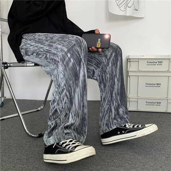 men's pants 2021 autumn tie dye print sweatpants casual loose sports straight joggers fashion streetwear velvet mopping trousers, Black
men's pants 2021 autumn tie dye print sweatpants casual loose sports straight joggers fashion streetwear velvet mopping trousers, Black