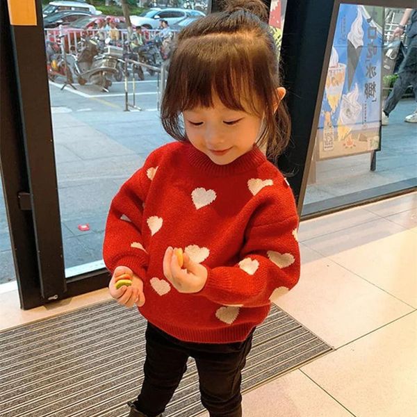 pullover girls sweater wool coat thicken velvet 2022 red sweetheart warm winter autumn knitting cotton children's clothing, Blue
pullover girls sweater wool coat thicken velvet 2022 red sweetheart warm winter autumn knitting cotton children's clothing, Blue