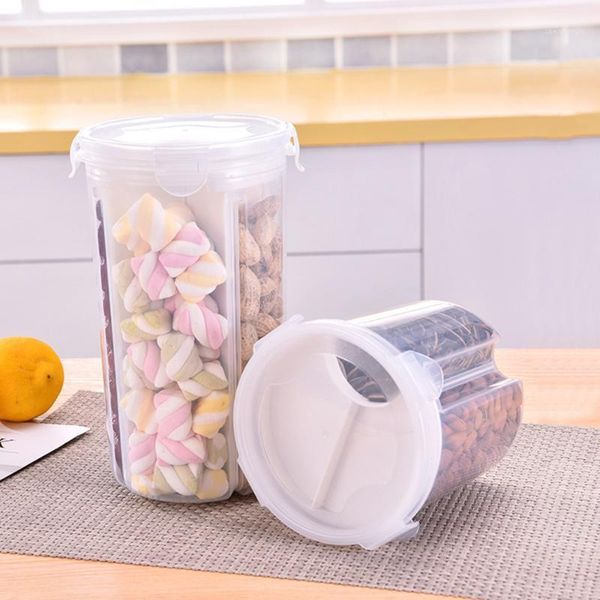 storage bottles & jars 4 grids transparent sealed box crisper grains food tank household kitchen containers for dry cereals
storage bottles & jars 4 grids transparent sealed box crisper grains food tank household kitchen containers for dry cereals