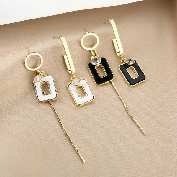 925 silver needle black hollow out square oil dripping asymmetric personalized geometric fashion earrings
925 silver needle black hollow out square oil dripping asymmetric personalized geometric fashion earrings