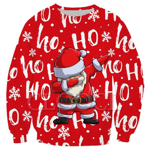 men's hoodies & sweatshirts cloocl merry christmas fashion men sweatshirt ho dabbing santa claus 3d printed long sleeve outerwear stree, Black
men's hoodies & sweatshirts cloocl merry christmas fashion men sweatshirt ho dabbing santa claus 3d printed long sleeve outerwear stree, Black
