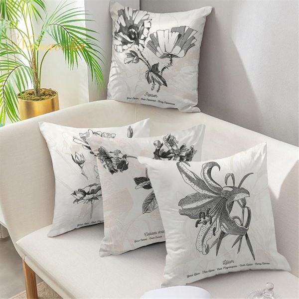 cushion/decorative pillow simple style throw cushion cover plant meditation decorative pillows for sofa car home custom black white case
cushion/decorative pillow simple style throw cushion cover plant meditation decorative pillows for sofa car home custom black white case