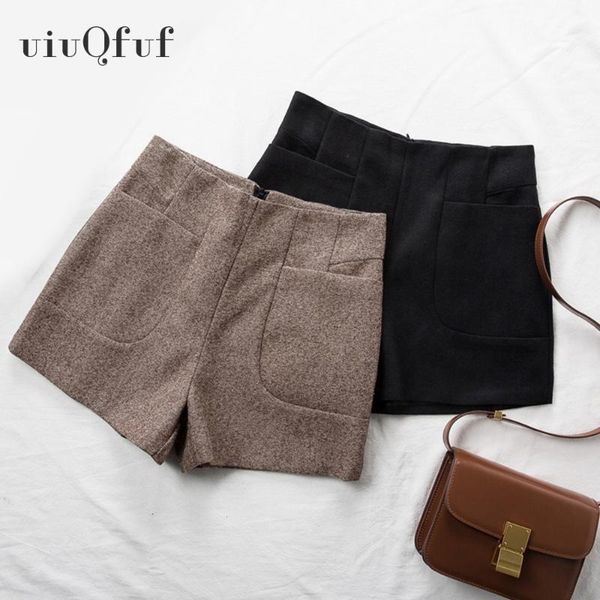 women's shorts korea casual plaid loose a-line formal elegant solid high waist wide leg bottom, White;black
women's shorts korea casual plaid loose a-line formal elegant solid high waist wide leg bottom, White;black