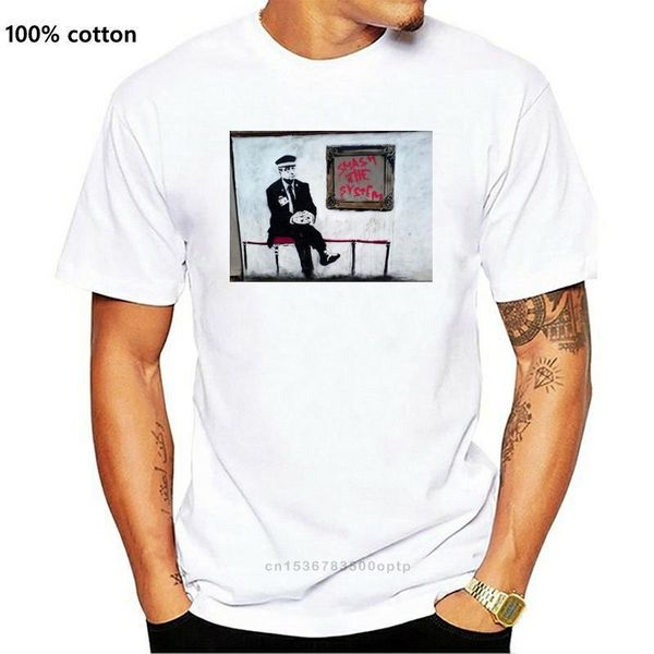 men's t-shirts smash the system banksy - graphic cotton t shirt short & long sleeve wholesale tee, White;black
men's t-shirts smash the system banksy - graphic cotton t shirt short & long sleeve wholesale tee, White;black