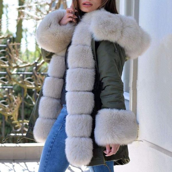 women's fur & faux faux-fur coat womens fleece wool coats winter thick warm jackets elegant loose hooded long overcoat plus siz, Black
women's fur & faux faux-fur coat womens fleece wool coats winter thick warm jackets elegant loose hooded long overcoat plus siz, Black