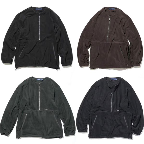 city boy loose men's and women's casual warm fleece embroidered sweater jacket supervised by hasegawa, Black;brown
city boy loose men's and women's casual warm fleece embroidered sweater jacket supervised by hasegawa, Black;brown