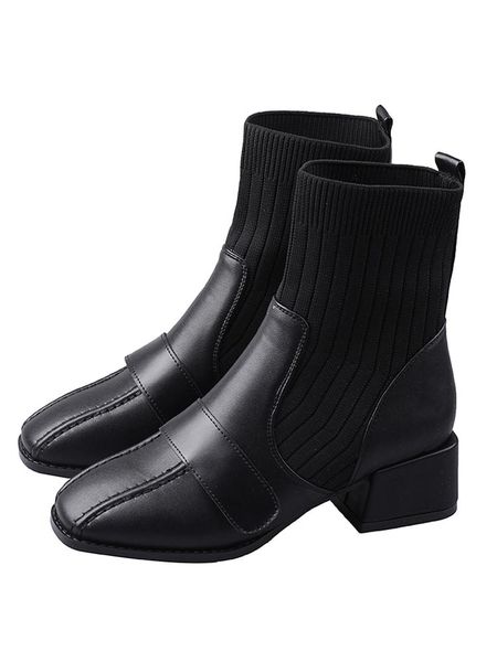 boots women's shoes 2021 autumn and winter elastic socks personality thick with ankle, Black
boots women's shoes 2021 autumn and winter elastic socks personality thick with ankle, Black