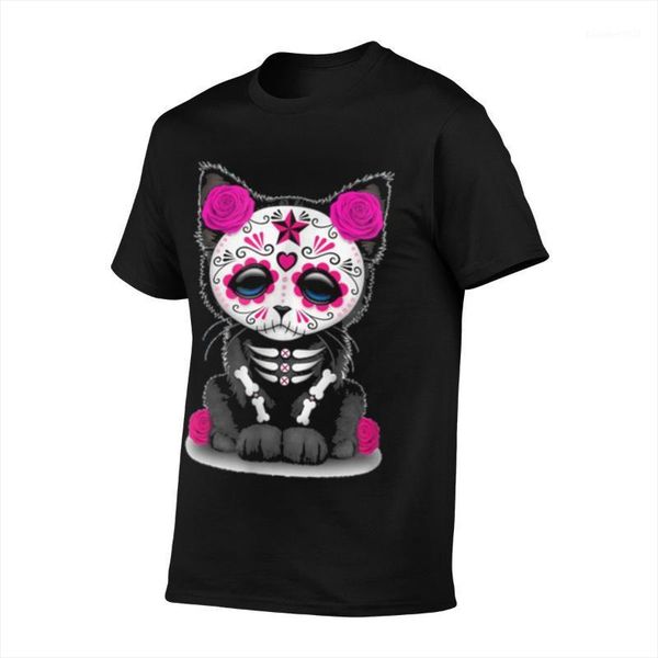 men's t-shirts sugar skull cat day of the dead halloween anime men t shirt oversized t-shirt long woman, White;black
men's t-shirts sugar skull cat day of the dead halloween anime men t shirt oversized t-shirt long woman, White;black