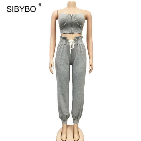 sibybo off shoulder women sets two piece zipper crop cargo pants tracksuits 2021 summer dstring casual matching set, Black;white
sibybo off shoulder women sets two piece zipper crop cargo pants tracksuits 2021 summer dstring casual matching set, Black;white