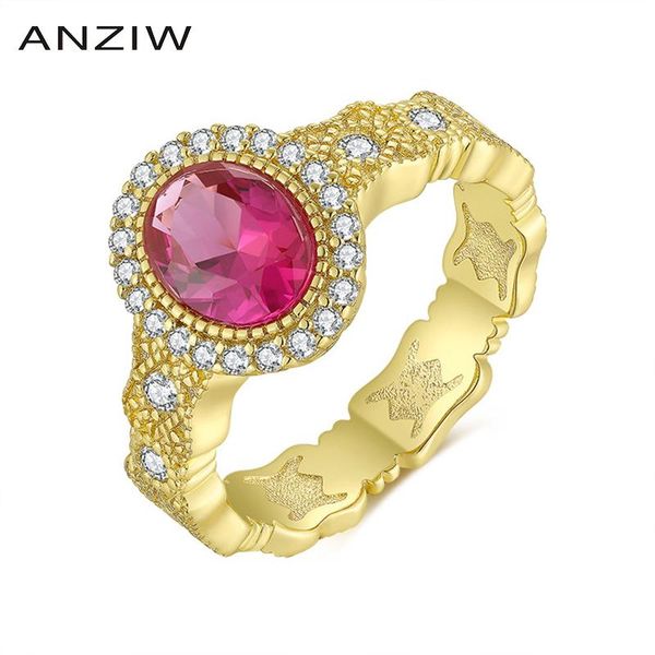 cluster rings anziw sterling silver oval cut lab created buby vintage classic engagement ring for women jewelry gifts, Golden;silver
cluster rings anziw sterling silver oval cut lab created buby vintage classic engagement ring for women jewelry gifts, Golden;silver