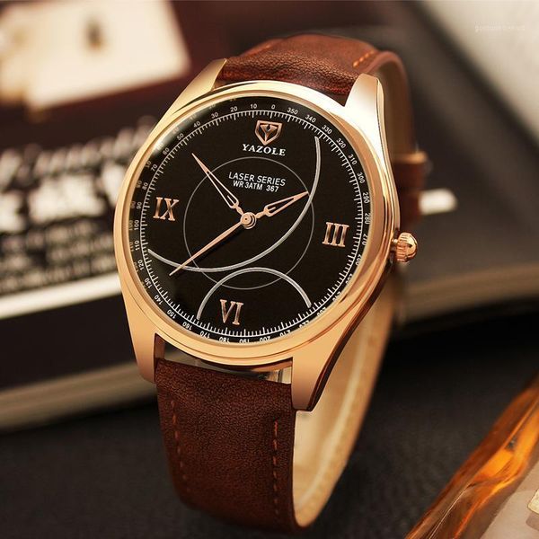 wristwatches yazole men watch fashion retro design waterproof leather analog quartz clock geneva man relogio masculino luxury reloj, Slivery;brown
wristwatches yazole men watch fashion retro design waterproof leather analog quartz clock geneva man relogio masculino luxury reloj, Slivery;brown