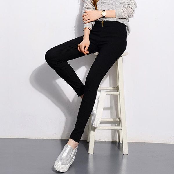 women's pants & capris black pencil ladies skinny trousers women slim elastic female high waist outerwear leggings, Black;white
women's pants & capris black pencil ladies skinny trousers women slim elastic female high waist outerwear leggings, Black;white
