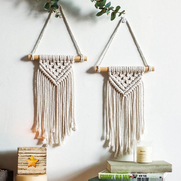 tapestries nordic style macrame wall hanging bohemia tapestry cotton rope decor hand-woven pendant home daily bedroom
tapestries nordic style macrame wall hanging bohemia tapestry cotton rope decor hand-woven pendant home daily bedroom