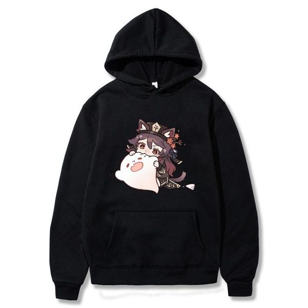 men's hoodies & sweatshirts genshin impact hu tao cute cartoon print men and women's winter plush hoodie harajuku anime clothes, Black
men's hoodies & sweatshirts genshin impact hu tao cute cartoon print men and women's winter plush hoodie harajuku anime clothes, Black