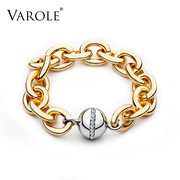 varole can open punk thick chain bracelet with ball gold color bracelets for women fashion jewelry party gift
varole can open punk thick chain bracelet with ball gold color bracelets for women fashion jewelry party gift