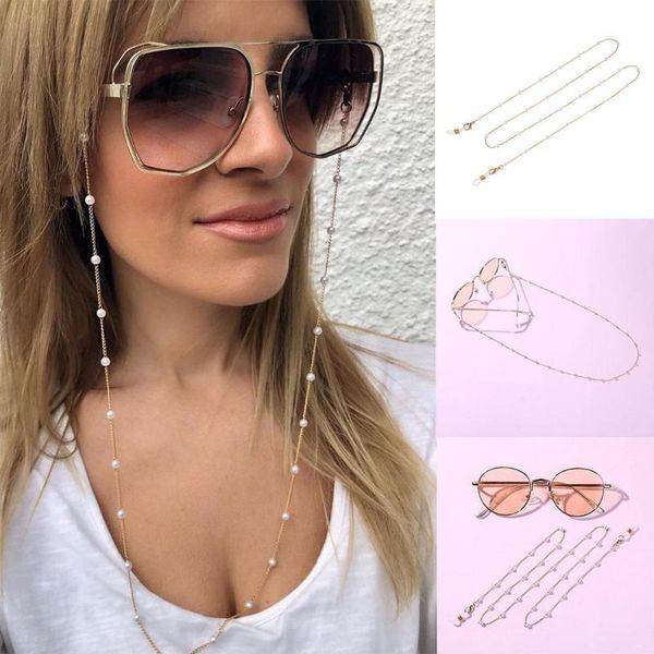 other fashion accessories alloy glasses strap eyewear eyeglass sunglasses gold white daily pearl chain, Silver
other fashion accessories alloy glasses strap eyewear eyeglass sunglasses gold white daily pearl chain, Silver