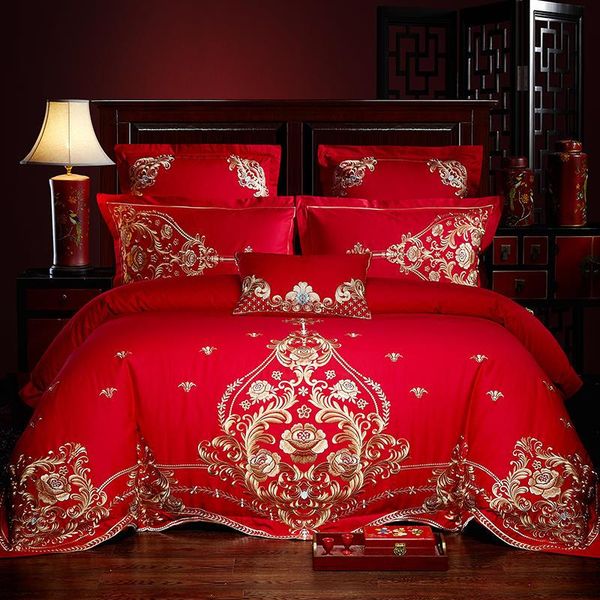 bedding sets pure cotton europe embroidery boho set luxury wedding bedclothes princess duvet/quilt cover bed sheet pillowcases linen
bedding sets pure cotton europe embroidery boho set luxury wedding bedclothes princess duvet/quilt cover bed sheet pillowcases linen