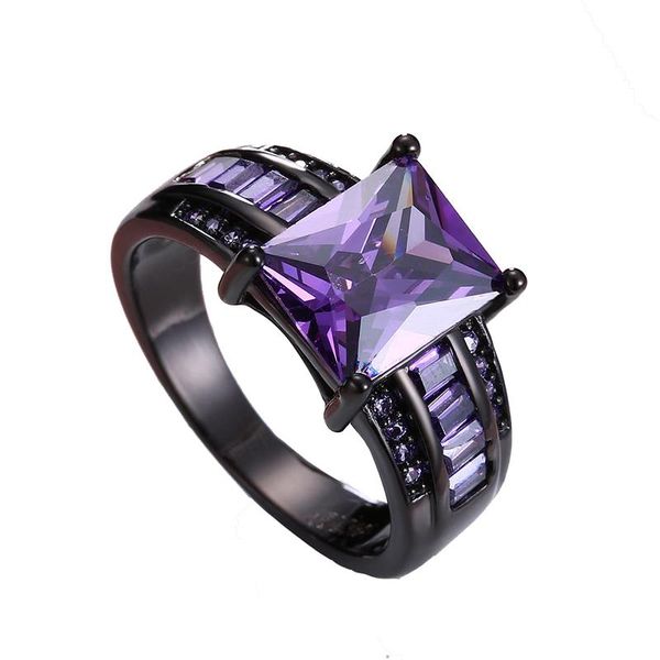 cluster rings vintage purple cubic zirconia ring for women black gun plated party charm anniversary gift size 6 7 8 9 r2154, Golden;silver
cluster rings vintage purple cubic zirconia ring for women black gun plated party charm anniversary gift size 6 7 8 9 r2154, Golden;silver