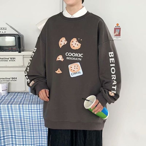 mens sweater sweater men's early autumn hoodless chic round neck fashion net red new 2021 chaogao street, Black
mens sweater sweater men's early autumn hoodless chic round neck fashion net red new 2021 chaogao street, Black