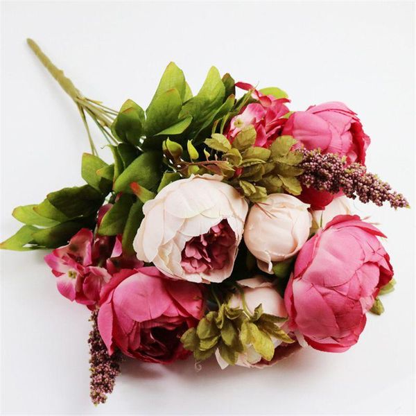 decorative flowers & wreaths 13 heads artificial peony fake leaf wedding silk rose home party decoration flower bouquet european festival de
decorative flowers & wreaths 13 heads artificial peony fake leaf wedding silk rose home party decoration flower bouquet european festival de
