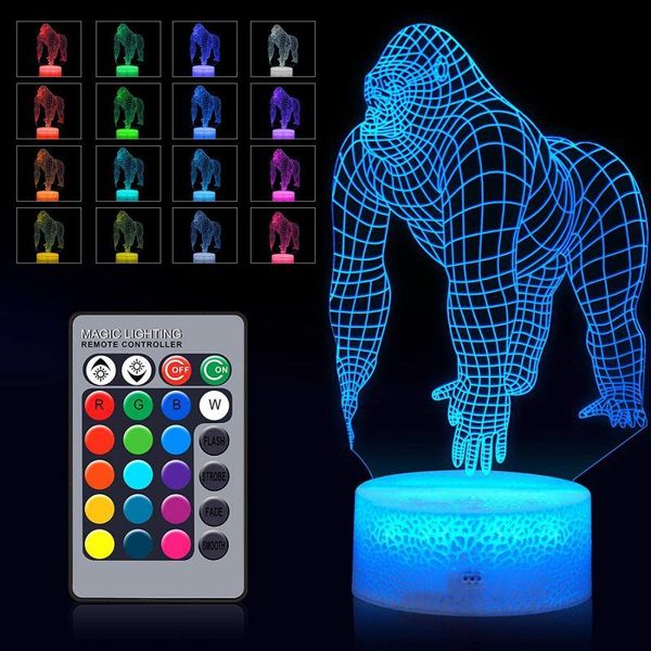 drop 3d print gorilla night light usb abs base diy lamp for wedding christmas gift holiday table desk lamps
drop 3d print gorilla night light usb abs base diy lamp for wedding christmas gift holiday table desk lamps