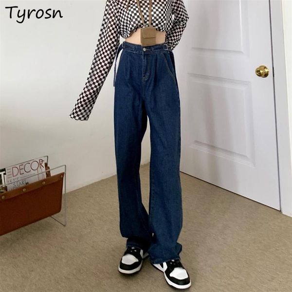 women's jeans women design bandage streetwear high waist jean pleated all-match harajuku loose wide-leg denim trousers teens ulzzang bf, Blue
women's jeans women design bandage streetwear high waist jean pleated all-match harajuku loose wide-leg denim trousers teens ulzzang bf, Blue