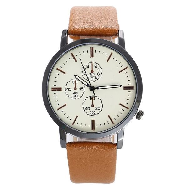 wristwatches reloj hombre est watch men fashion simple quartz watches erkek kol saati casual leather dress wrist, Slivery;brown
wristwatches reloj hombre est watch men fashion simple quartz watches erkek kol saati casual leather dress wrist, Slivery;brown
