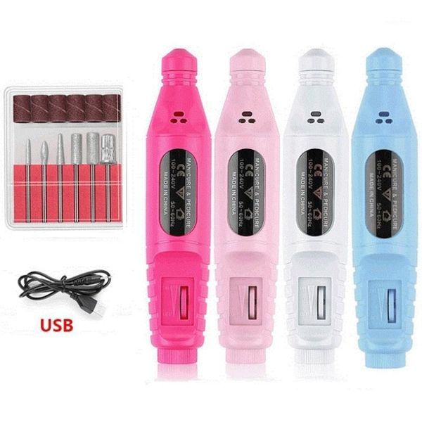 1set electric nail drill machine kit usb charging manicure pedicure 6 bits sanding buffer file art pen1
1set electric nail drill machine kit usb charging manicure pedicure 6 bits sanding buffer file art pen1