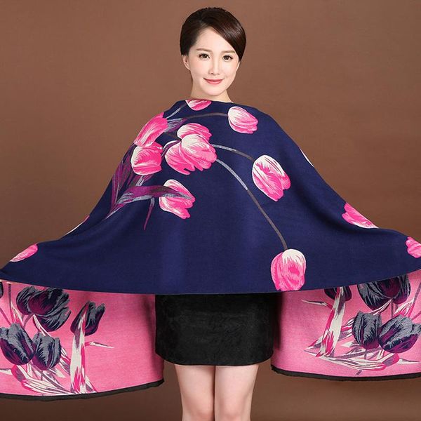 scarves 420g two sided available women's thickening warm pashmina cashmere scarf autumn winter oversize tulips travel shawl, Blue;gray
scarves 420g two sided available women's thickening warm pashmina cashmere scarf autumn winter oversize tulips travel shawl, Blue;gray