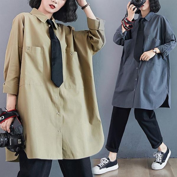 plus size outerwear & coats sprong autumn loose bow tie women's shirt long sleeve jacket casual fashion coat female windbreakers overco, Black
plus size outerwear & coats sprong autumn loose bow tie women's shirt long sleeve jacket casual fashion coat female windbreakers overco, Black