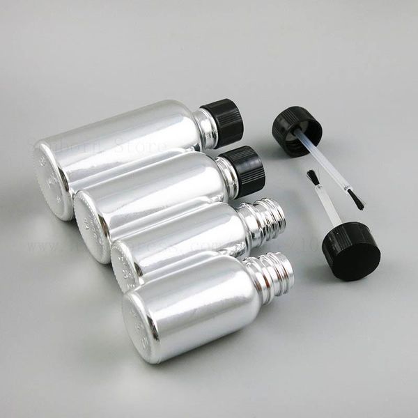 storage bottles & jars 20pcs/lot 5-100ml nail polish bottle with brush lid small glass silver essential oil cosmetic containers
storage bottles & jars 20pcs/lot 5-100ml nail polish bottle with brush lid small glass silver essential oil cosmetic containers