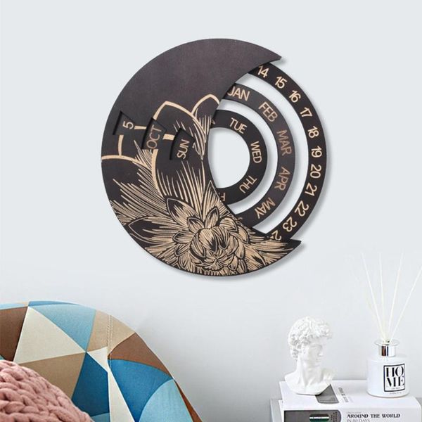 novelty items 449c wooden round circular rotating calendar wall decoration perpetual table
novelty items 449c wooden round circular rotating calendar wall decoration perpetual table