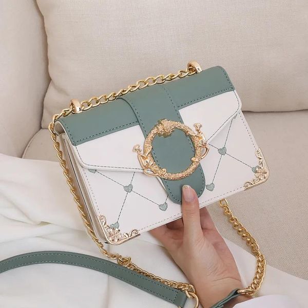 evening bags luxury splicing shoulder bag women pu leather chains crossbody fashion lock messenger designer lady handbag pouch bolso
evening bags luxury splicing shoulder bag women pu leather chains crossbody fashion lock messenger designer lady handbag pouch bolso