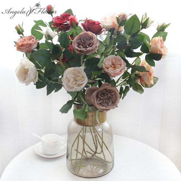 decorative flowers & wreaths austin rose branch fake artificial bouquet wedding flower arrangement materials peony home decoration po props
decorative flowers & wreaths austin rose branch fake artificial bouquet wedding flower arrangement materials peony home decoration po props