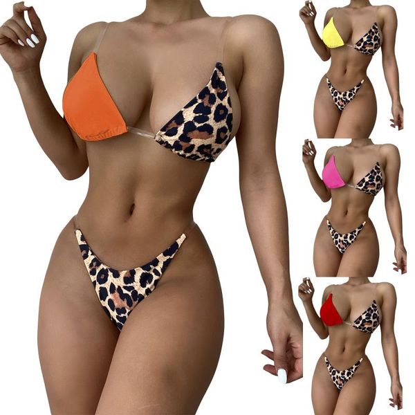 women's swimwear brazilian leopard bikini set 2021 push up women thong 2 piece bathing suit beachwear backless swimsuit biqiuni, White;black
women's swimwear brazilian leopard bikini set 2021 push up women thong 2 piece bathing suit beachwear backless swimsuit biqiuni, White;black