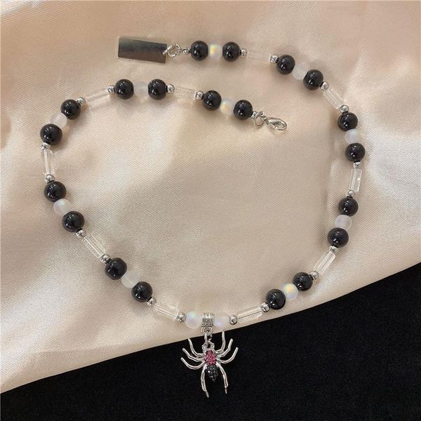 chokers punk spider pendant acrylic stone beads alloy necklace for men egirl trend neck y2k jewelry hip hop rock chains cool, Golden;silver
chokers punk spider pendant acrylic stone beads alloy necklace for men egirl trend neck y2k jewelry hip hop rock chains cool, Golden;silver