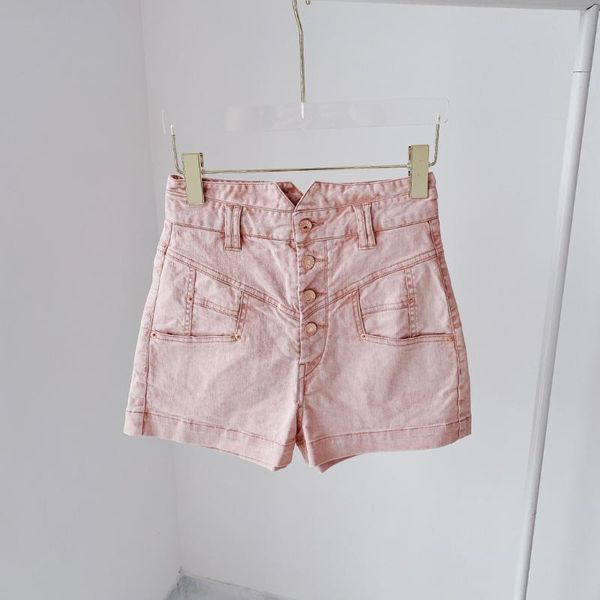 women's jeans chic 2021 spring summer high-waist trousers pink/dark grey button denim shorts, Blue
women's jeans chic 2021 spring summer high-waist trousers pink/dark grey button denim shorts, Blue