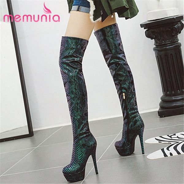 boots memunia 2021 est thigh high women super heels platform zip autumn winter party night club shoes woman, Black
boots memunia 2021 est thigh high women super heels platform zip autumn winter party night club shoes woman, Black