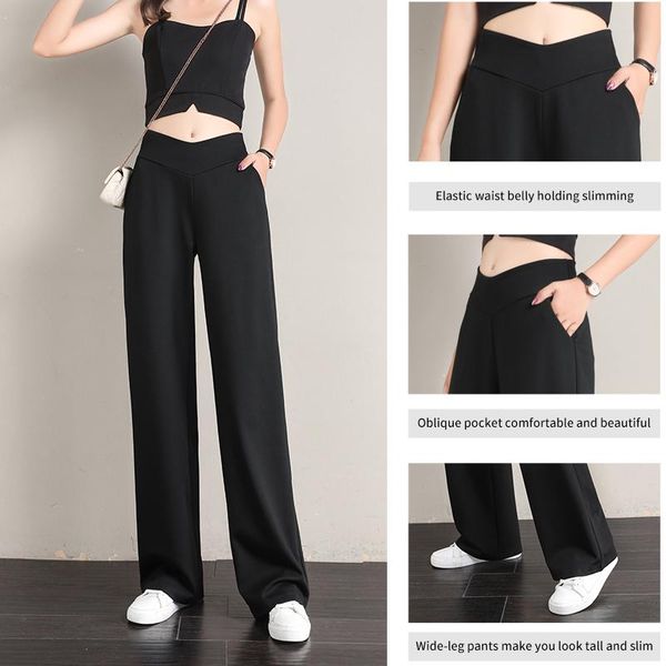 women's pants & capris wide leg for women high waisted korean style fashion oversize sweatpants harajuku streetwear baggy trousers fema, Black;white
women's pants & capris wide leg for women high waisted korean style fashion oversize sweatpants harajuku streetwear baggy trousers fema, Black;white