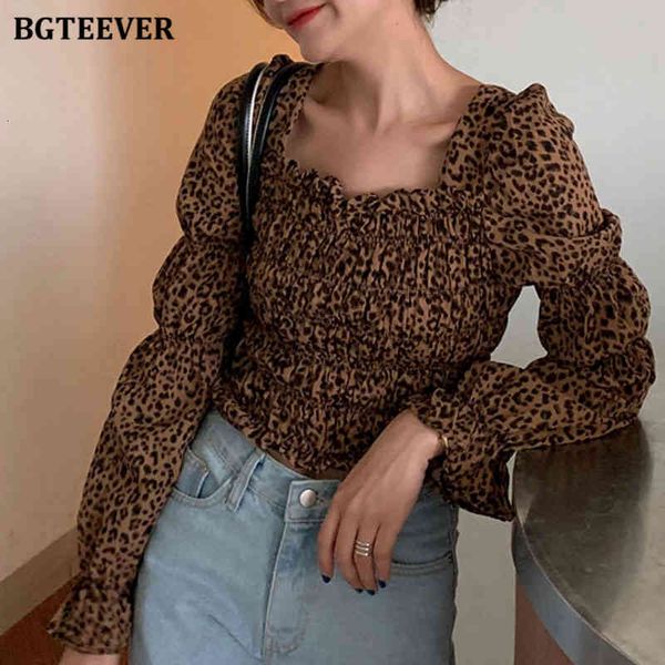 knits 2021 leopard square collar women shirts blouses full sleeve slim elegant fashion female blusas autumn new k7m4, White
knits 2021 leopard square collar women shirts blouses full sleeve slim elegant fashion female blusas autumn new k7m4, White