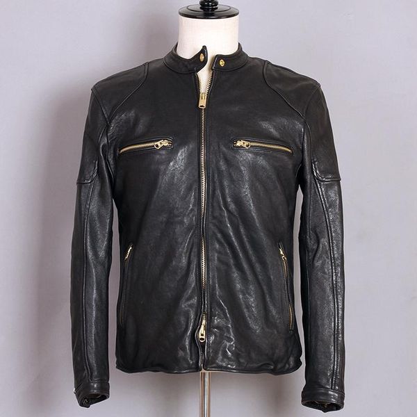 men's leather & faux 2021 fashion genuine jacket men motorcycle biker real coat sheepskin stand collar slim black casual clothing
men's leather & faux 2021 fashion genuine jacket men motorcycle biker real coat sheepskin stand collar slim black casual clothing