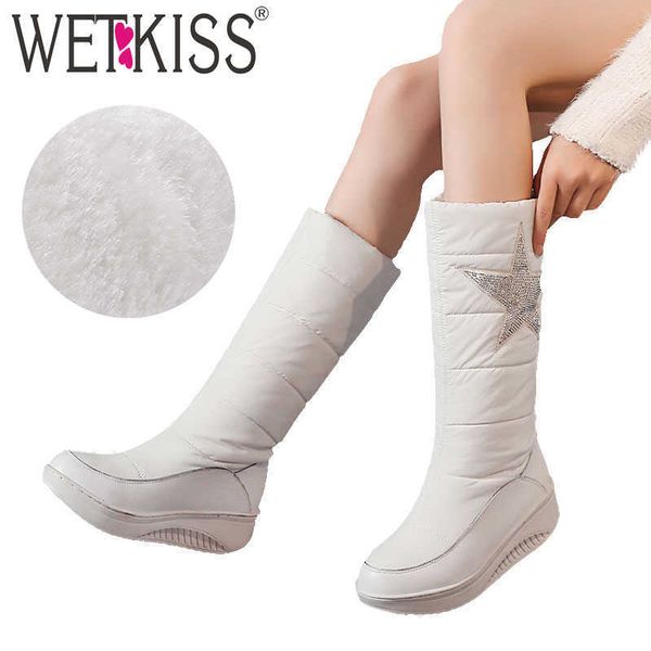 wetkiss plus size 35-44 winter snow boots women bling platform boot warm winter down cotton footwear cleated fashion lady shoes 210630, Black
wetkiss plus size 35-44 winter snow boots women bling platform boot warm winter down cotton footwear cleated fashion lady shoes 210630, Black