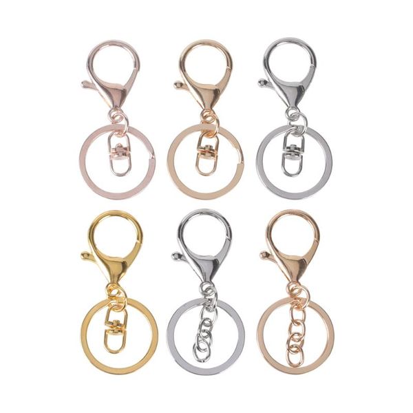 keychains 5pcs/lot lobster clasp keyrings with chain 30mm split key ring long 70mm supplies for jewelry making diy accessories, Silver
keychains 5pcs/lot lobster clasp keyrings with chain 30mm split key ring long 70mm supplies for jewelry making diy accessories, Silver