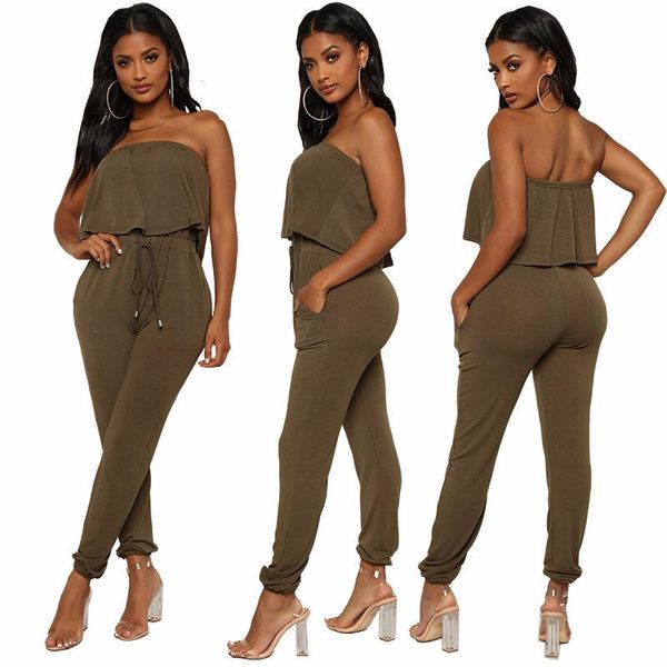 women's jumpsuits & rompers spring pattern lotus leaf woman women sleeveless casual jumpsuit, Black;white
women's jumpsuits & rompers spring pattern lotus leaf woman women sleeveless casual jumpsuit, Black;white
